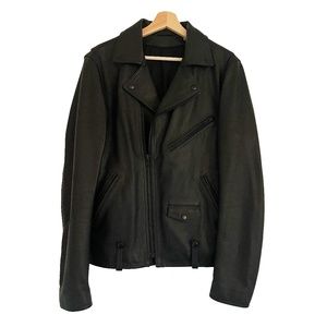Vince Moto Calf Leather Jacket